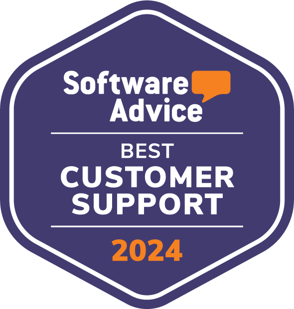 Software Advice Best Customer Support Award